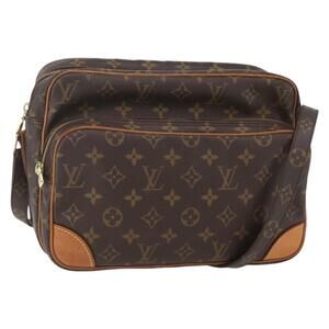 LOUIS VUITTON Monogram Nile Shoulder Bag M45244 LV Auth 156750